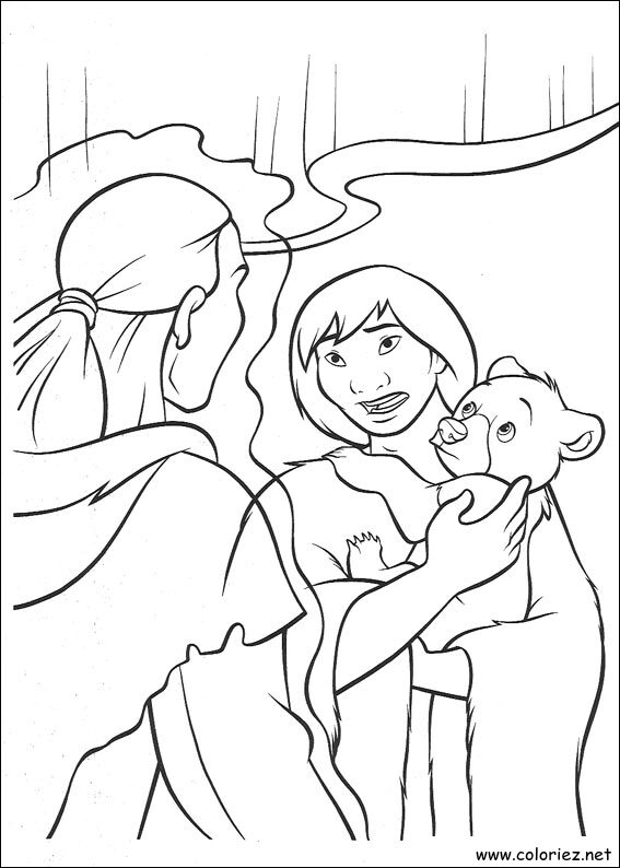 Coloriage de Frère des Ours à imprimer