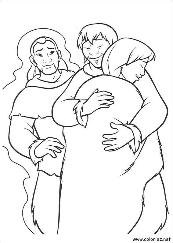 Coloriage de Frère des Ours à imprimer