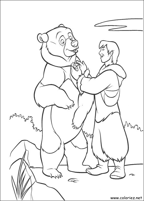 Coloriage de Frère des Ours à imprimer
