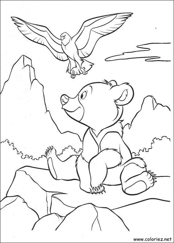 Coloriage de Frère des Ours à imprimer