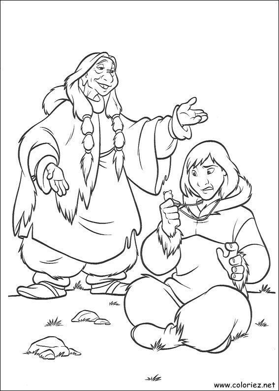 Coloriage de Frère des Ours à imprimer
