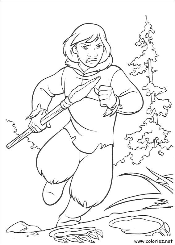 Coloriage de Frère des Ours à imprimer