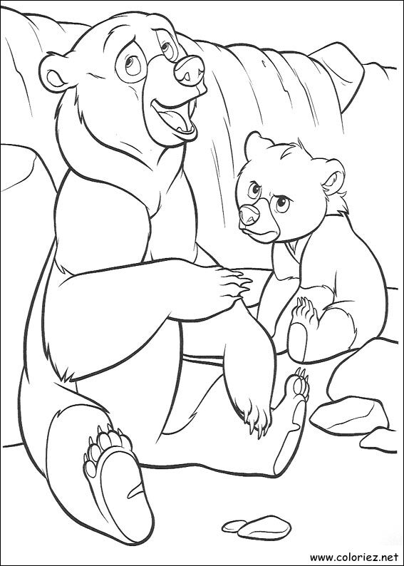 Coloriage de Frère des Ours à imprimer