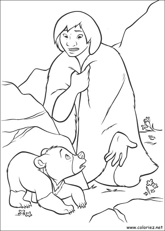 Coloriage de Frère des Ours à imprimer