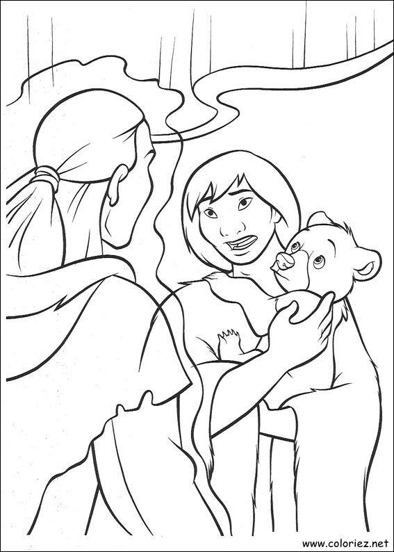 Coloriage de Frère des Ours à imprimer