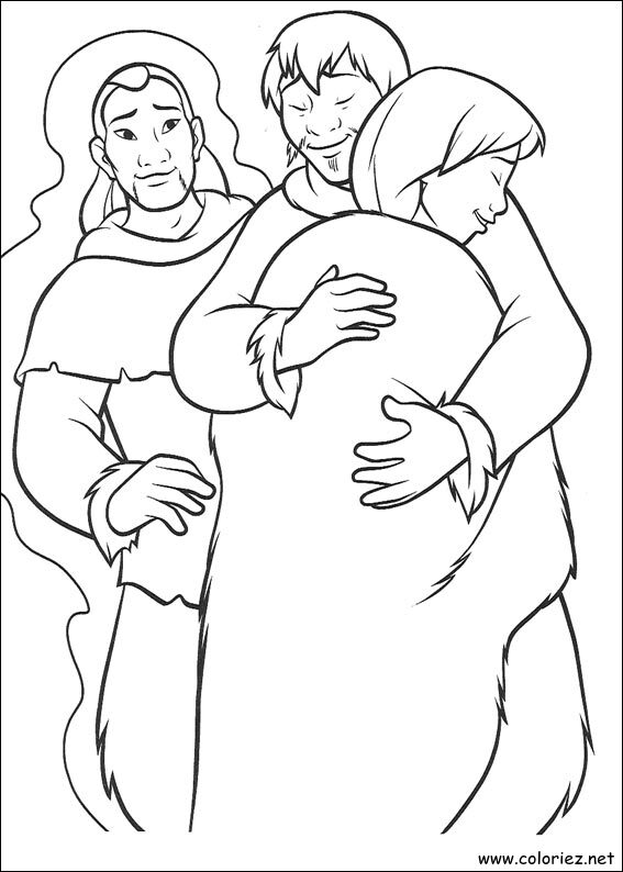 Coloriage de Frère des Ours à imprimer