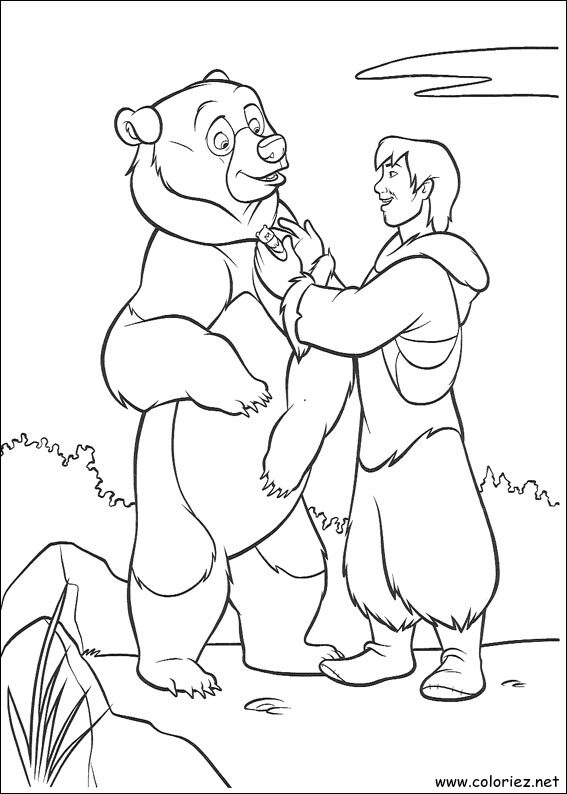 Coloriage de Frère des Ours à imprimer