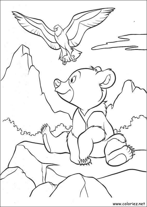 Coloriage de Frère des Ours à imprimer