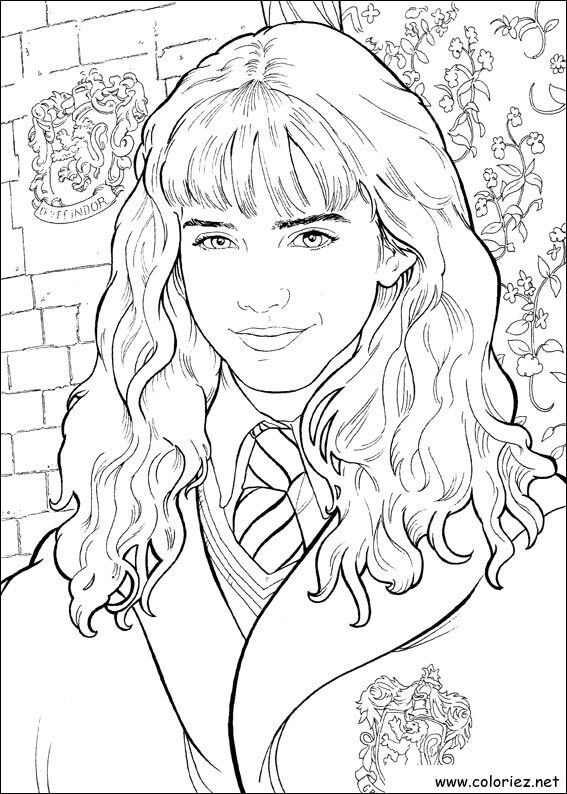 Coloriage de Harry Potter à imprimer !