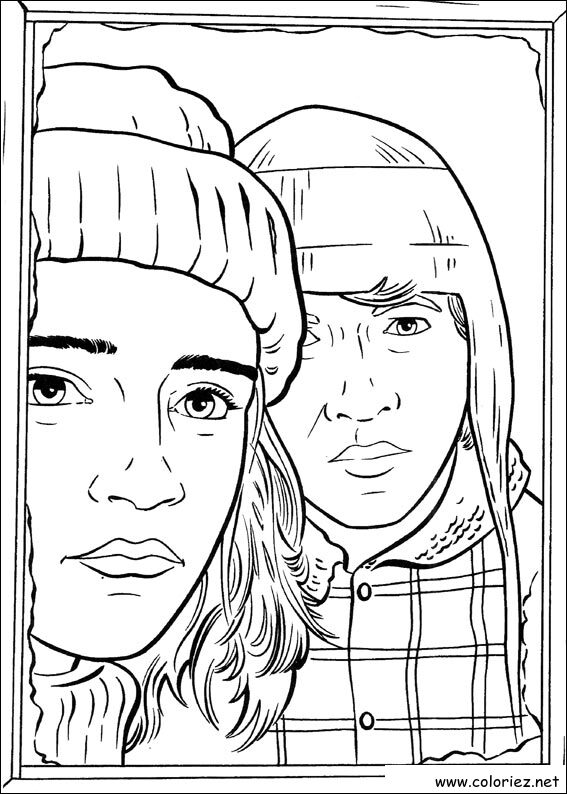 Coloriage de Harry Potter à imprimer !