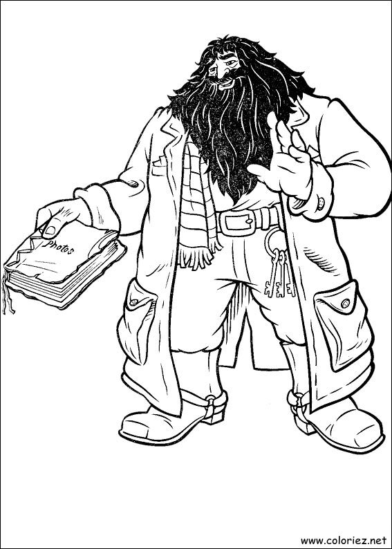 Coloriage de Harry Potter à imprimer !