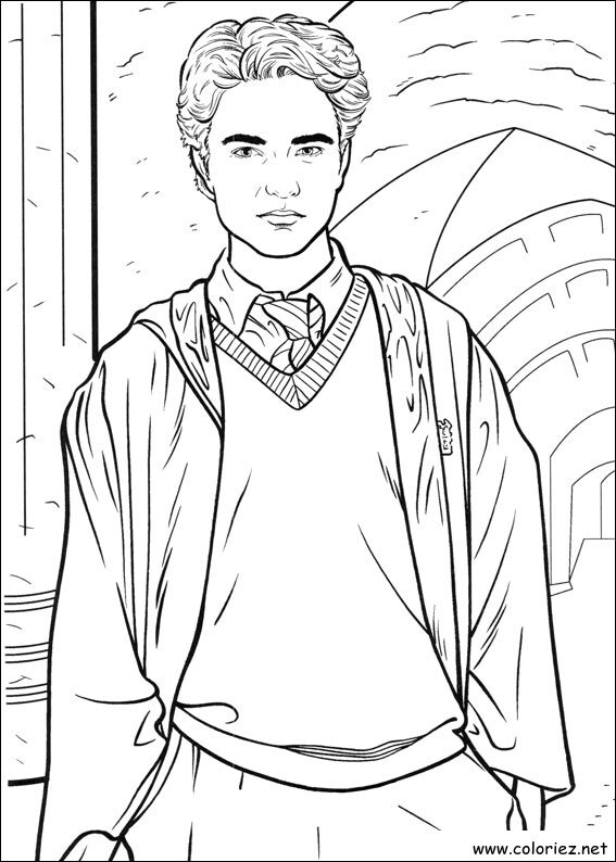 Coloriage de Harry Potter à imprimer !