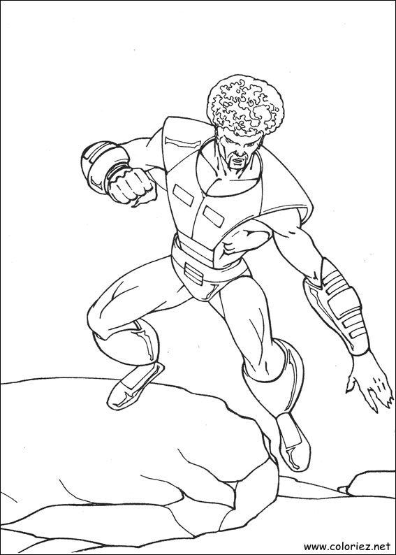 Coloriage de Hulk à imprimer