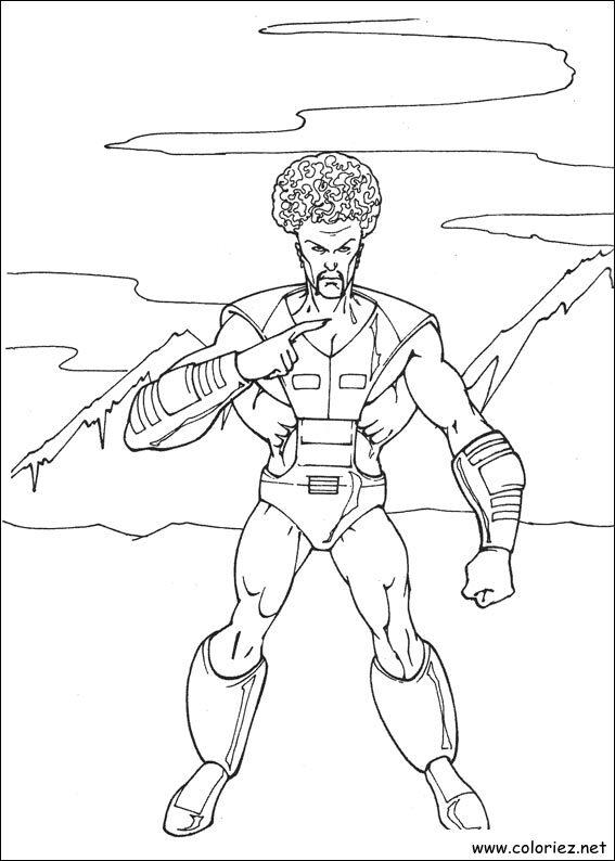 Coloriage de Hulk à imprimer