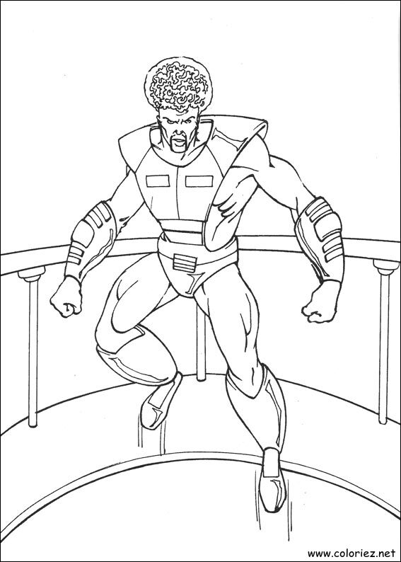 Coloriage de Hulk à imprimer