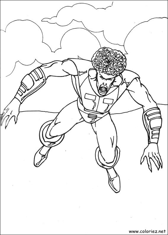 Coloriage de Hulk à imprimer