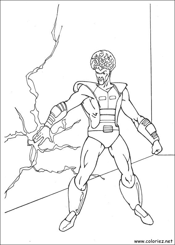 Coloriage de Hulk à imprimer