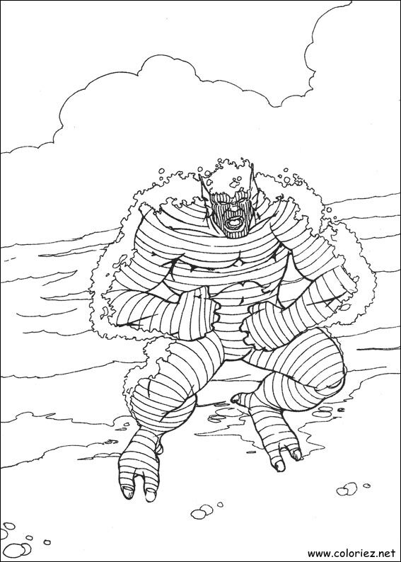 Coloriage de Hulk à imprimer