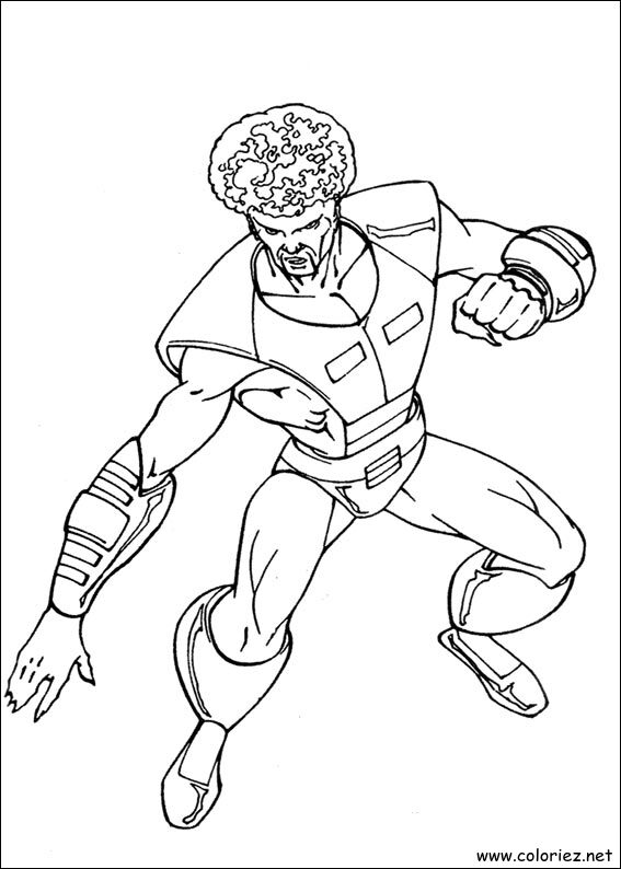 Coloriage de Hulk à imprimer