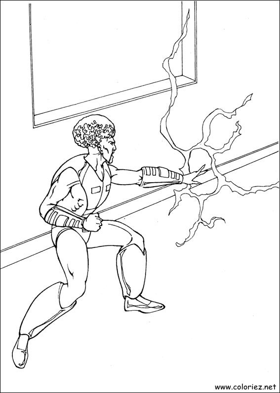 Coloriage de Hulk à imprimer