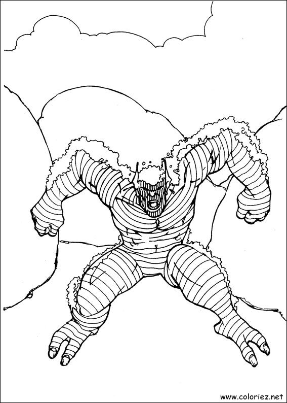 Coloriage de Hulk à imprimer