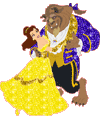 Coloriage de La Belle et la Bête