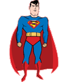 Dessin de Superman à colorier
