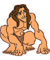 Dessin de Tarzan à colorier