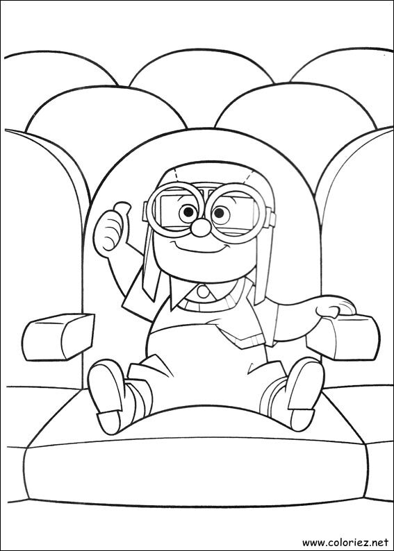 Coloriage de Là-haut à imprimer