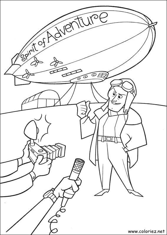 Coloriage de Là-haut à imprimer
