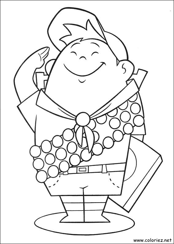 Coloriage de Là-haut à imprimer