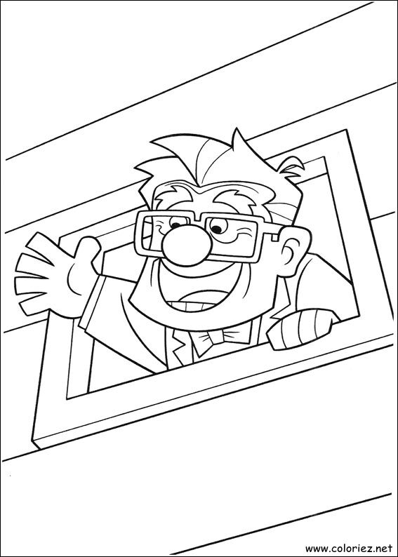 Coloriage de Là-haut à imprimer