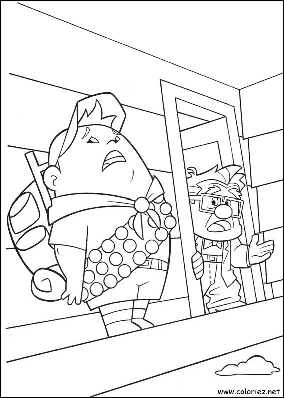 Coloriage de Là-haut à imprimer