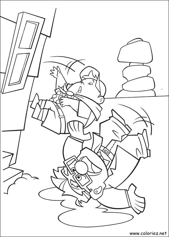 Coloriage de Là-haut à imprimer