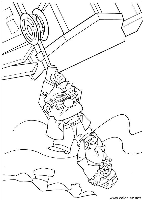 Coloriage de Là-haut à imprimer