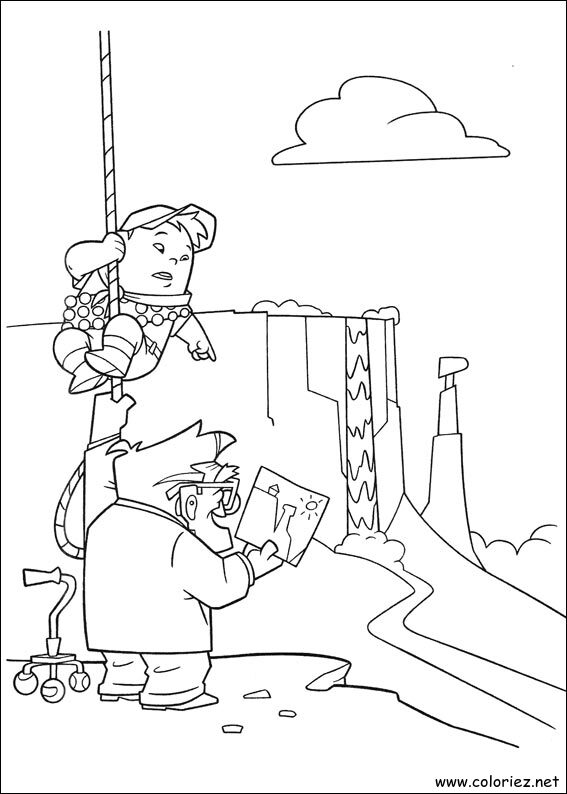Coloriage de Là-haut à imprimer