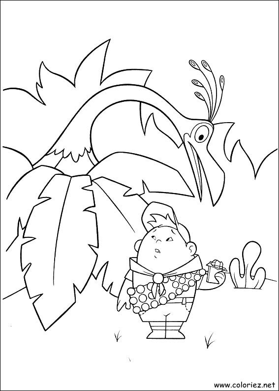 Coloriage de Là-haut à imprimer