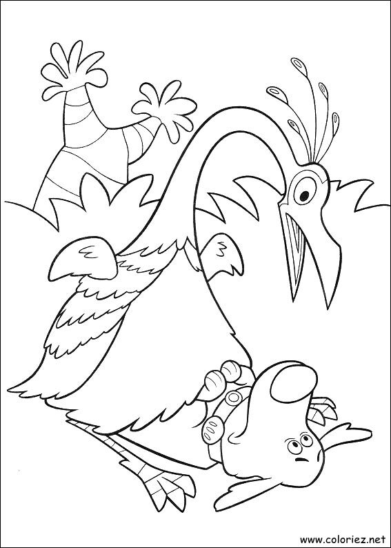 Coloriage de Là-haut à imprimer
