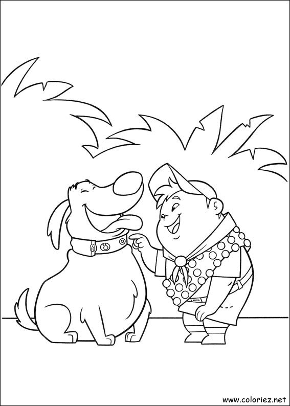 Coloriage de Là-haut à imprimer