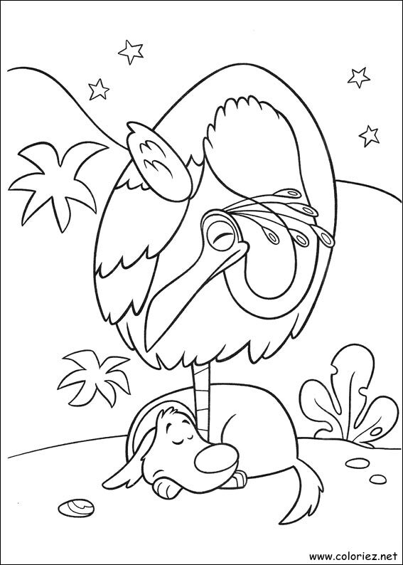 Coloriage de Là-haut à imprimer