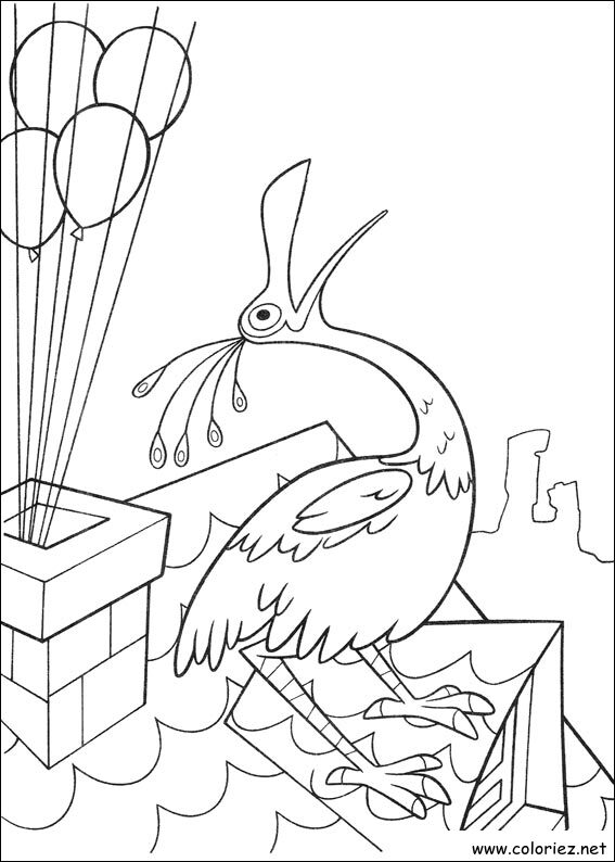 Coloriage de Là-haut à imprimer