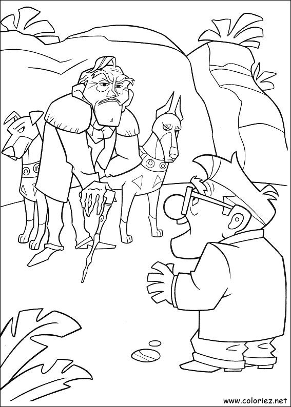 Coloriage de Là-haut à imprimer