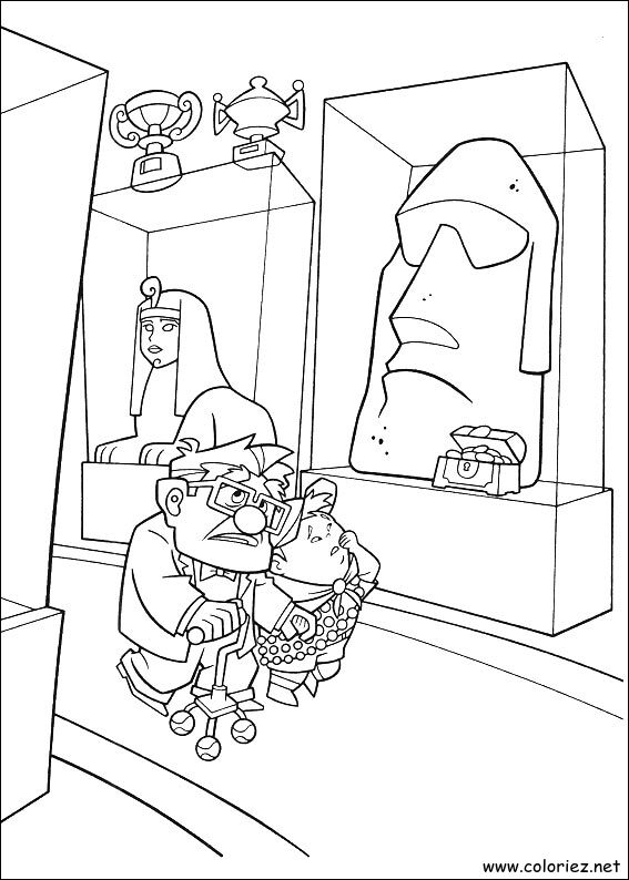 Coloriage de Là-haut à imprimer