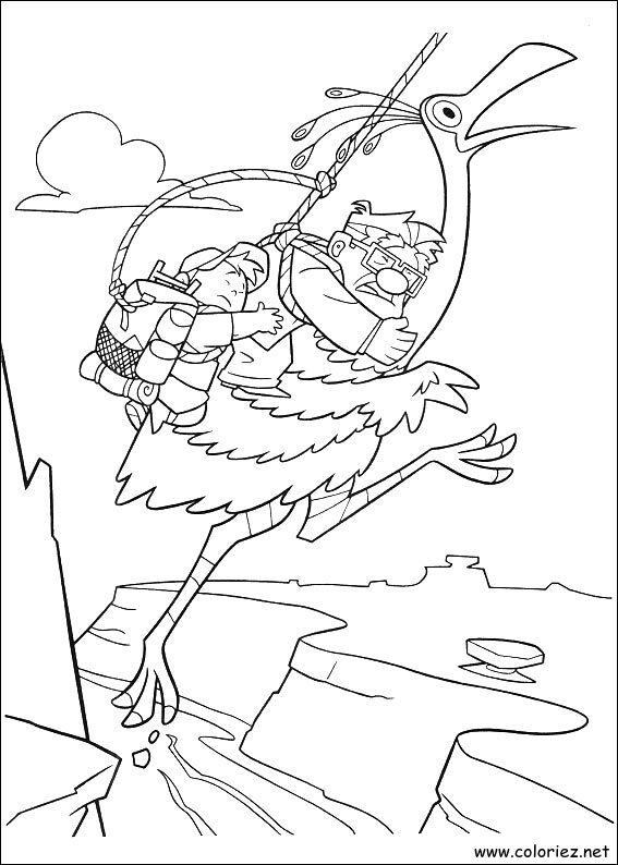 Coloriage de Là-haut à imprimer