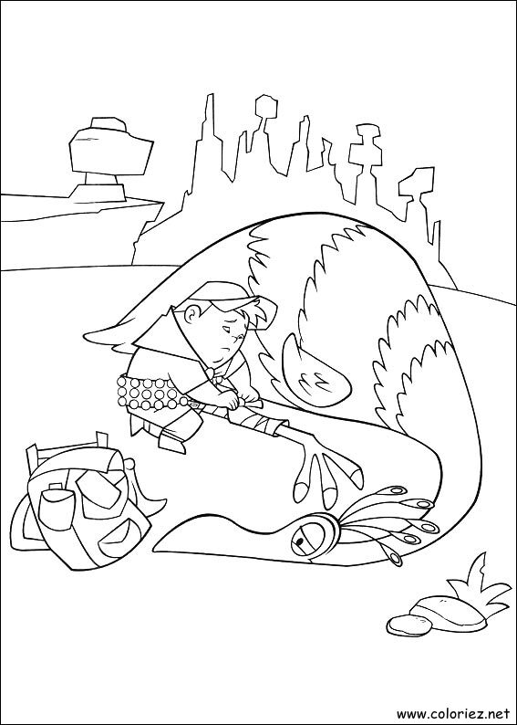 Coloriage de Là-haut à imprimer