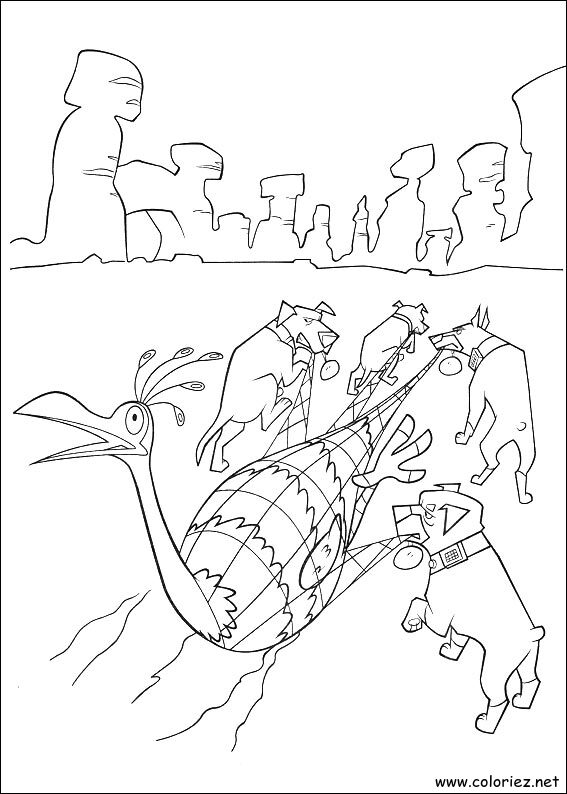 Coloriage de Là-haut à imprimer