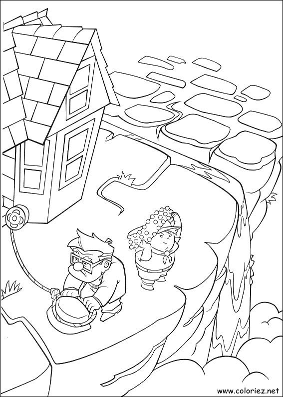 Coloriage de Là-haut à imprimer