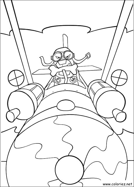 Coloriage de Là-haut à imprimer