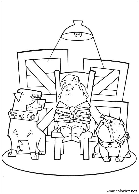 Coloriage de Là-haut à imprimer