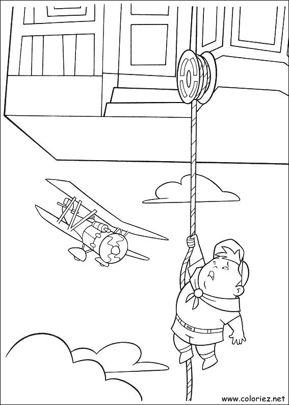 Coloriage de Là-haut à imprimer